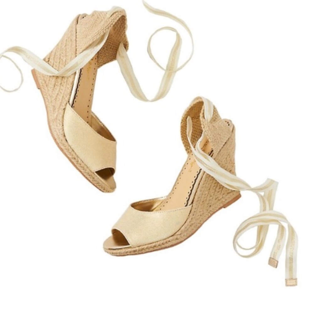 Lilly Pulitzer | Alysa Espadrilles Wedge Beige - 10m